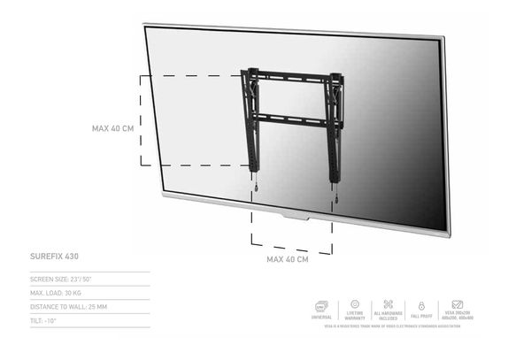 Кронштейн для ТВ Sonorous SUREFIX 430