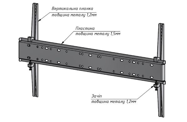 Кронштейн для телевізора Sector TV0804T White