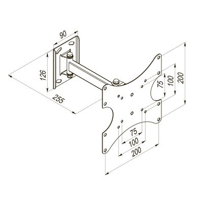 Крепление для ТВ KSL Simpler 26ET