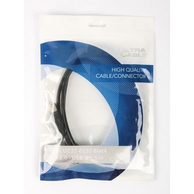 Кабель Ultra USB 2.0 AM-BM 1.5 м (UC22-0150)