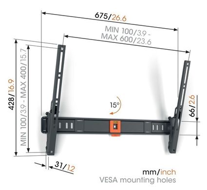 Кронштейн для ТВ Vogels TVM 1613