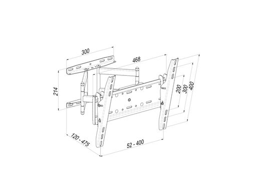 Крепление для ТВ KSL WMO-6246T