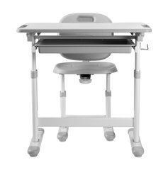 Парта со стульчиком FunDesk Piccolino Iii Grey, Парта и стул, 66,4 см, 47,4 см, 664 x 474 x 540 - 760 мм