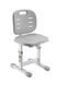 Парта со стульчиком FunDesk Piccolino Iii Grey, Парта и стул, 66,4 см, 47,4 см, 664 x 474 x 540 - 760 мм