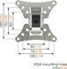 Кронштейн для телевизора Vogels Wall 1020 Silver