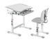 Парта со стульчиком FunDesk Piccolino Iii Grey, Парта и стул, 66,4 см, 47,4 см, 664 x 474 x 540 - 760 мм