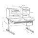 Порта FunDesk Sentire Blue, Парта, 120 см, 65 см, 1200 x 650 x 540 - 760 мм
