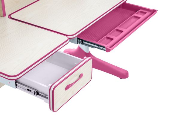 Парта Cubby Ammi Pink, Парта, 120 см, 60 см, 1200 x 600 x 530 — 780 мм