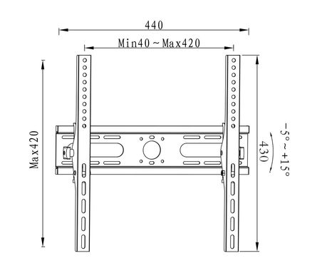 Кронштейн для ТВ Charmount CT-PLB-Е404